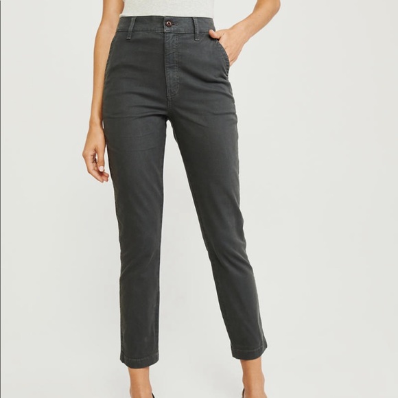 High rise chino pants womens Clearance